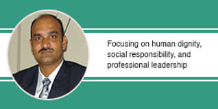 Focusing on human dignity, social responsibility, and professional leadership